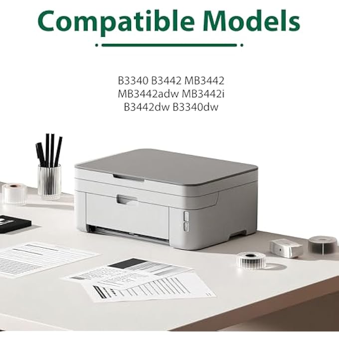REMANUFACTURED B341H00 TONER CARTRIDGE BLACK REPLACEMENT FOR LEXMARK B341H00 TONER B3340 B3442 TONER WORK WITH B3340 B3442 MB3442 MB3442ADW MB3442I B3442DW B3340DW PRINTER BLACK TONER, 2-PACK - Image 3