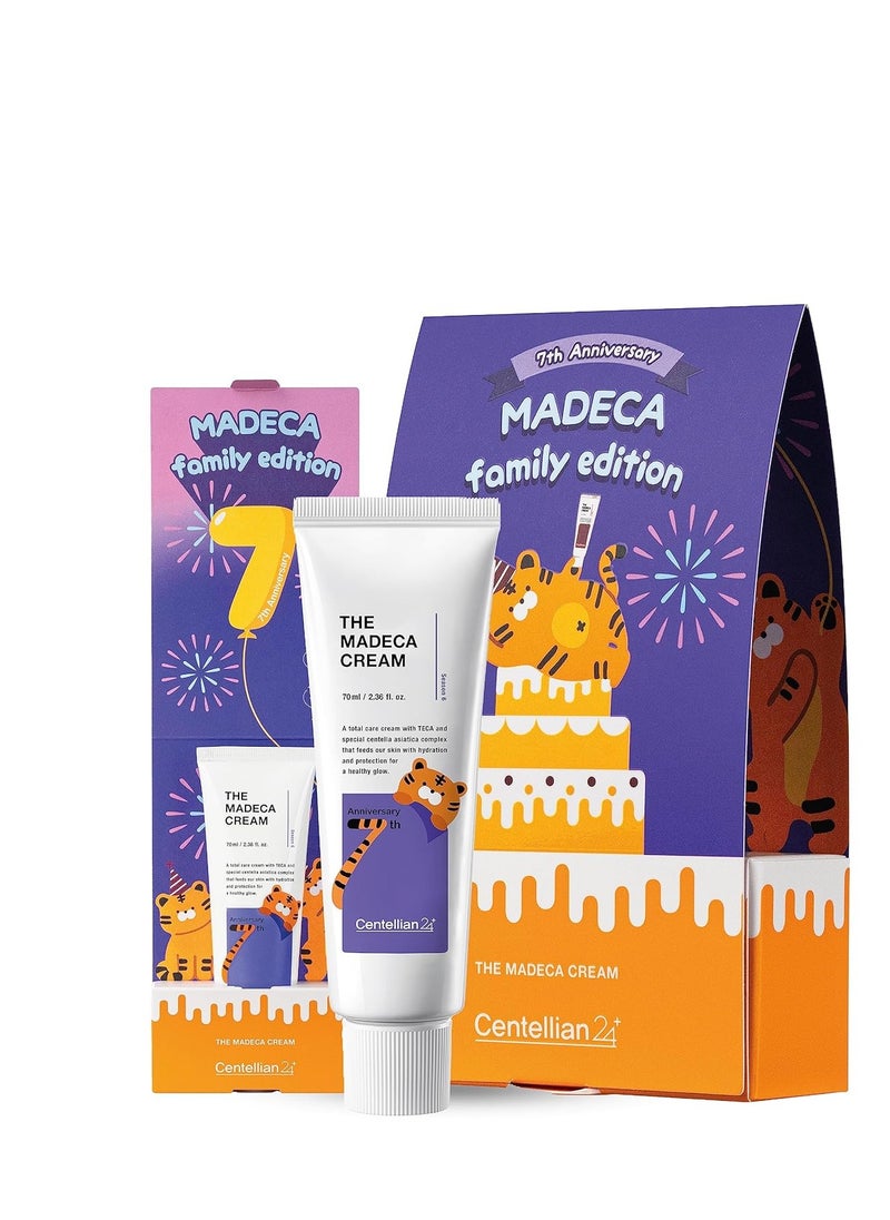 CENTELLIAN 24 - CENTELLIAN 24 Madeca Cream (Special Edition - Family, 2.4fl oz) - Centella Moisturizer for Face, Korean Skin Care. Dry, Sensitive Skin. TECA, Centella Asiatica, Madecassoside. - Image 1