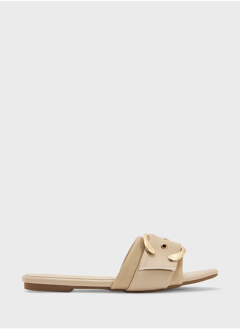 ELLA Flat Sandal With Buckle
