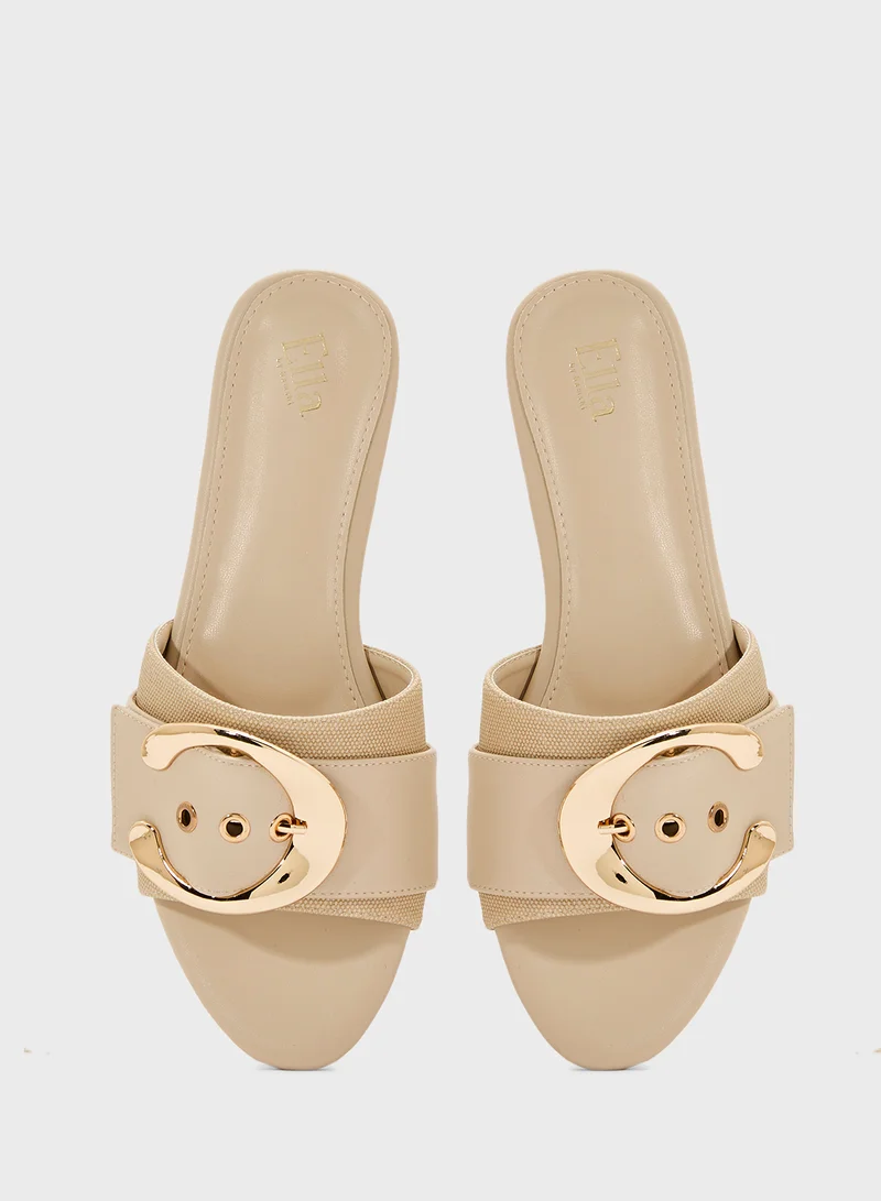 ELLA Flat Sandal With Buckle