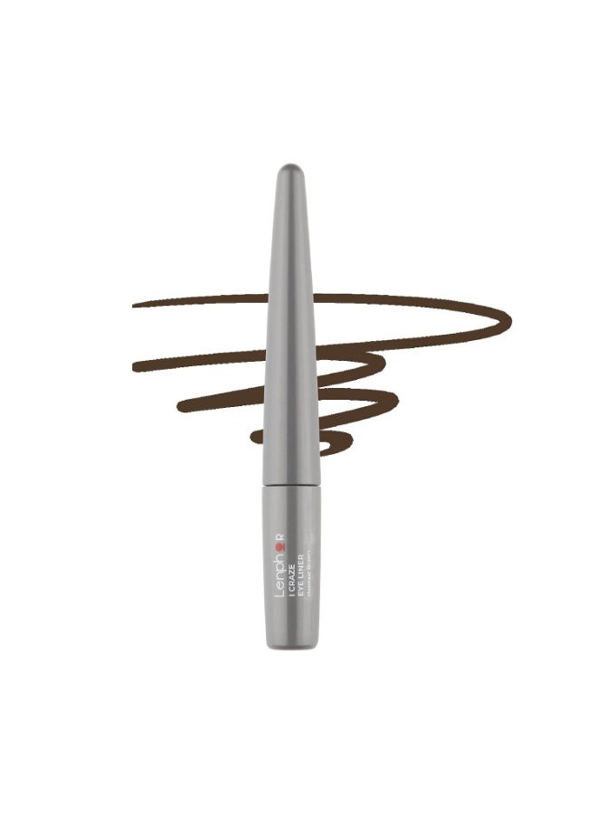 Lenphor I Craze Liquid Eyeliner Pen comes with Precision Tip, Waterproof & SmudgeProof, Matte and Pearly Finish, Eye Makeup, Eye Liner for  Hazelaar Brown - Image 2