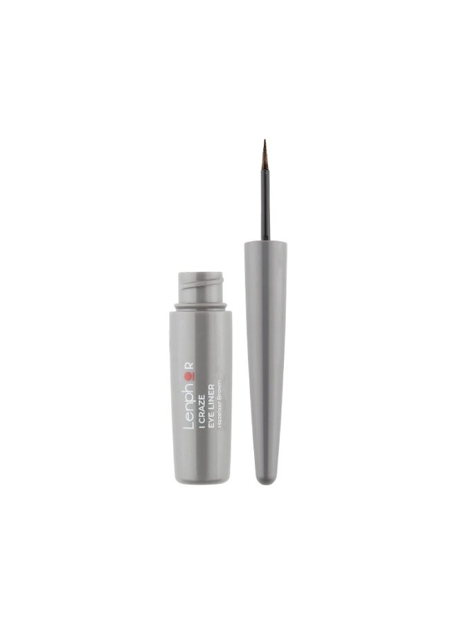 Lenphor I Craze Liquid Eyeliner Pen comes with Precision Tip, Waterproof & SmudgeProof, Matte and Pearly Finish, Eye Makeup, Eye Liner for  Hazelaar Brown - Image 3