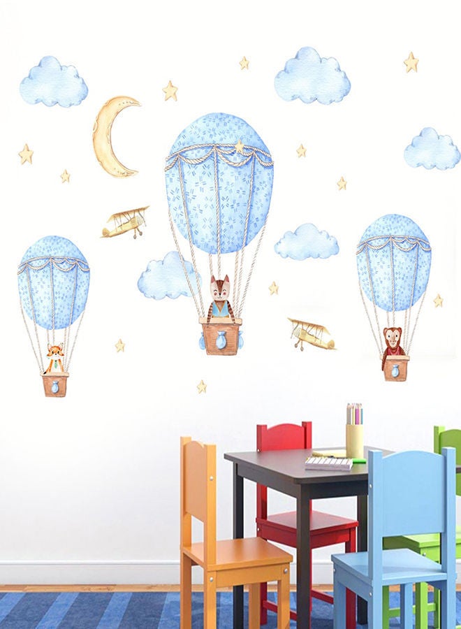 نيبمينينت ملصق جداري بتصميم منطاد الهواء الساخن متعدد الألوان 60x90سم - Image 1