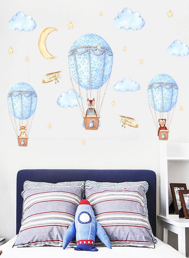 نيبمينينت ملصق جداري بتصميم منطاد الهواء الساخن متعدد الألوان 60x90سم - Image 5