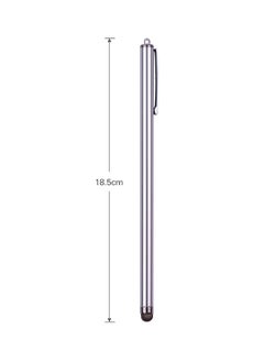 NIBEMINENT 6-Piece Universal Stylus Pens For Touchscreens Cellphone Tablet Silver  - Image 2