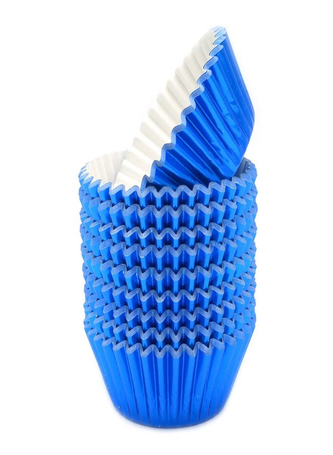 Mombake Standard Blue Foil Cupcake Liners Muffin Baking Cups for Party and More, 200-Count - Image 4