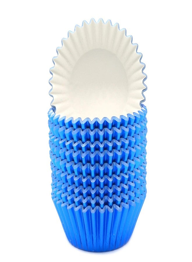 Mombake Standard Blue Foil Cupcake Liners Muffin Baking Cups for Party and More, 200-Count - Image 3