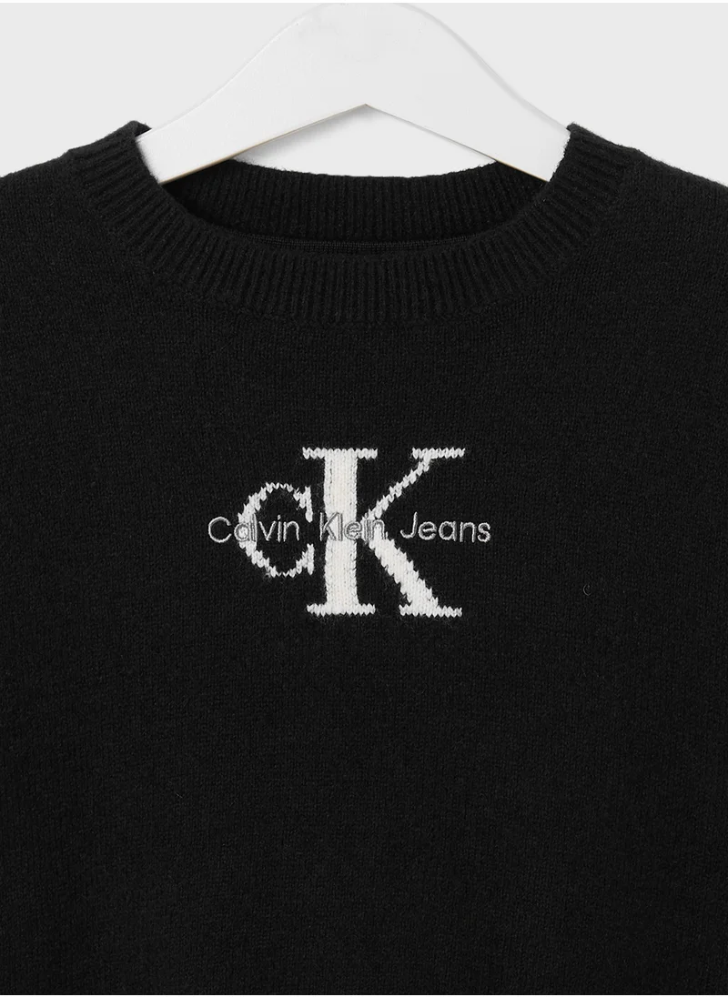 Calvin Klein Jeans Kids Graphic Logo Sweater