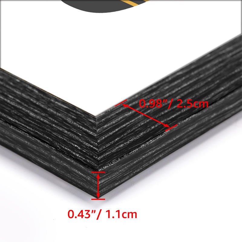 Lavezee 4x6 إطارات صور ملصقة للجدار معلقة 6 فتحة ثلاثية الإطار العمودي مصنوعة لعرض 6 × 4 بوصة طباعة ألوان متنوعة - Image 5