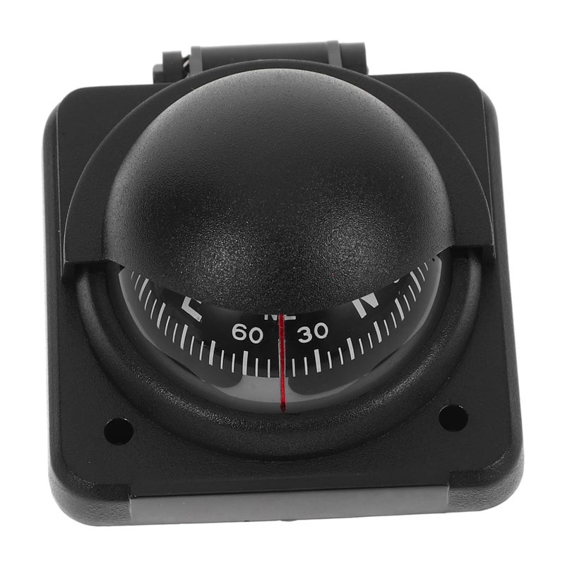 Magnetic Car Compass Ball Portable Dashboard Mount with Adjustable Declination for Vehicles - Image 2