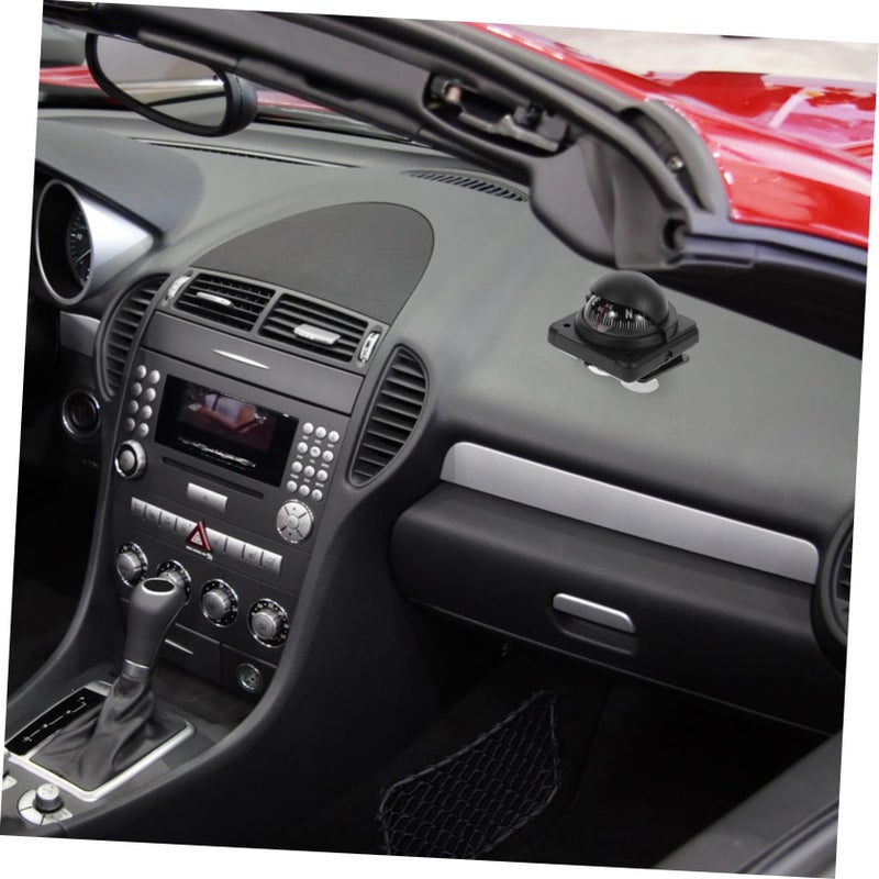 Magnetic Car Compass Ball Portable Dashboard Mount with Adjustable Declination for Vehicles - Image 4