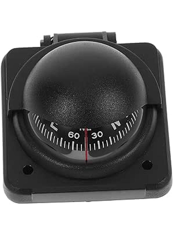Magnetic Car Compass Ball Portable Dashboard Mount with Adjustable Declination for Vehicles - Image 1