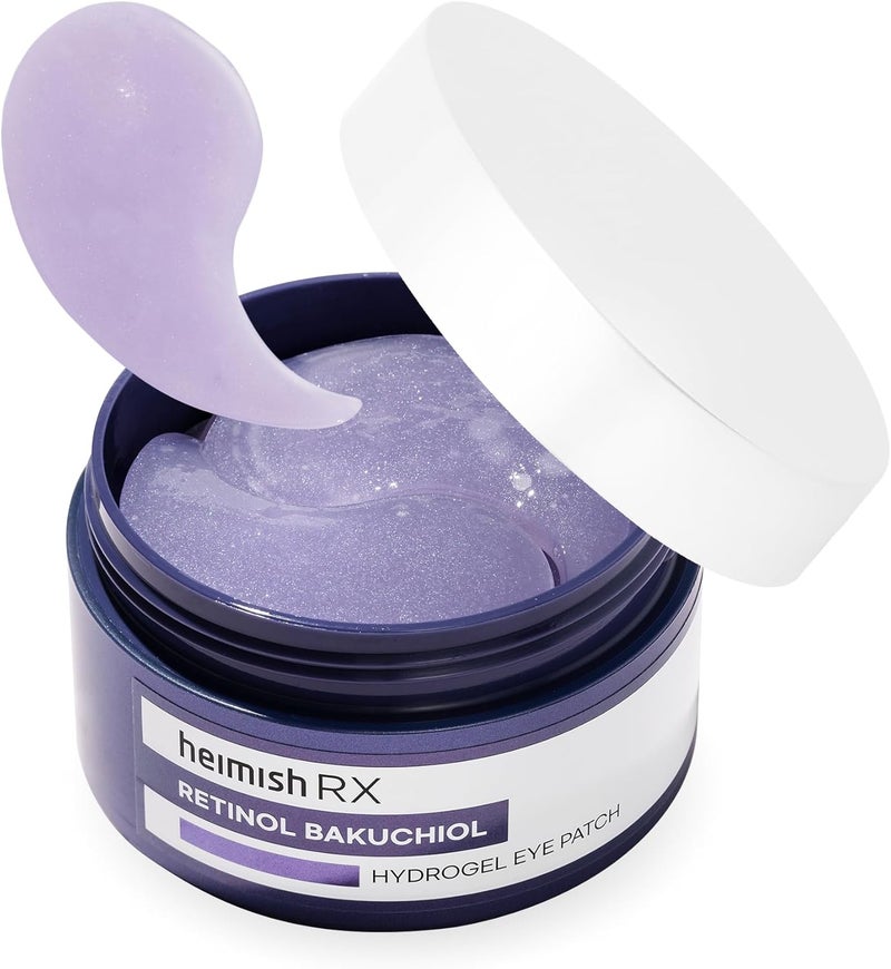 HEIMISH RX Retinol Bakuchiol Hydrogel Eye Patch - Anti Aging Under Eye Patches, Hydrating Formula with Retinol, 2% Niacinamide for Dark Circles, Puffiness & Wrinkles, Korean Skincare, 1.4g/60ea - Image 1