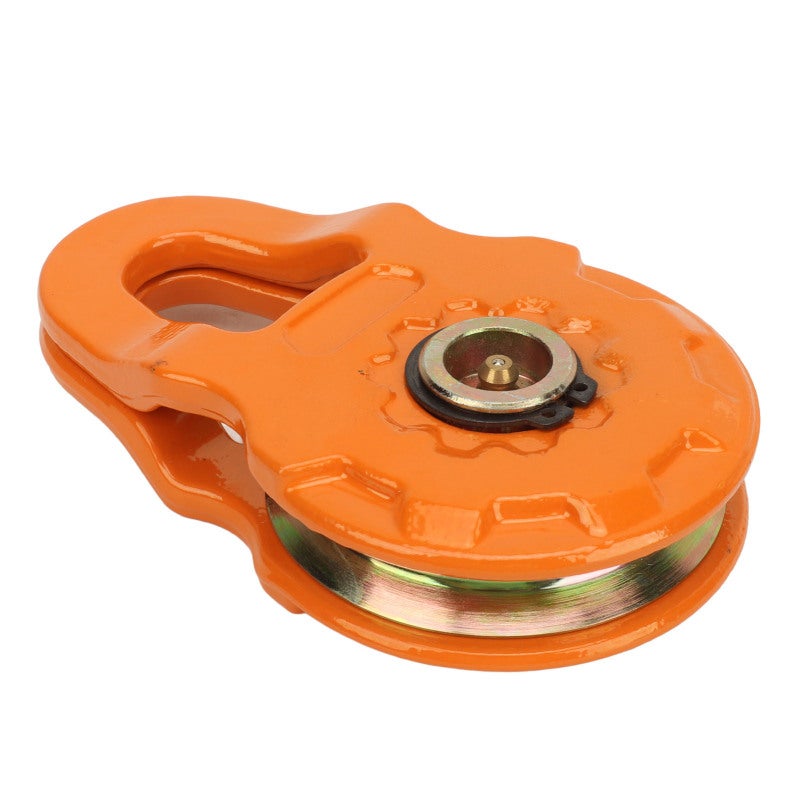Snatch Block: 12,500 Lbs Working Load Limit, Durable Wear Resistant Steel Construction - Smooth Operation With Heavy Duty Dowel Bearings, High 25,000 Lbs Breaking Strength for Winch Recovery, Tractor, - Image 2