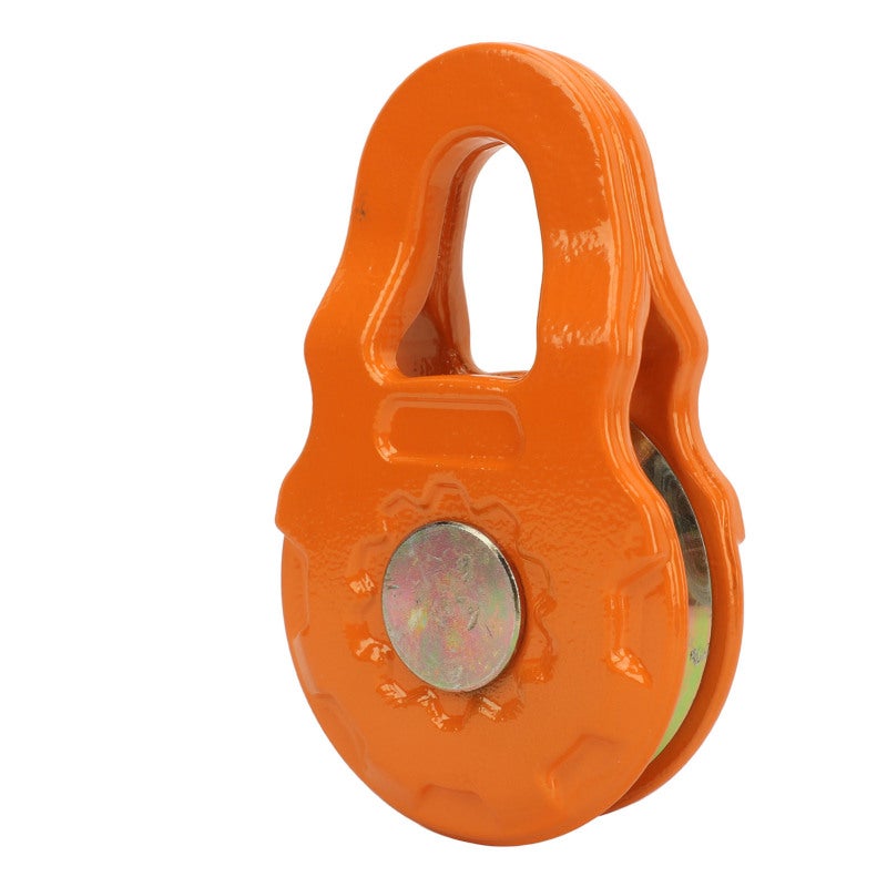 Snatch Block: 12,500 Lbs Working Load Limit, Durable Wear Resistant Steel Construction - Smooth Operation With Heavy Duty Dowel Bearings, High 25,000 Lbs Breaking Strength for Winch Recovery, Tractor, - Image 1