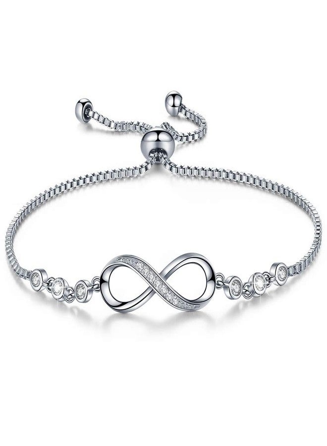 Desimtion Bracelets for Women, Infinity Love Bracelets for Women, Birthday Jewelry Gifts for Her Girlfriend Wife - Image 1