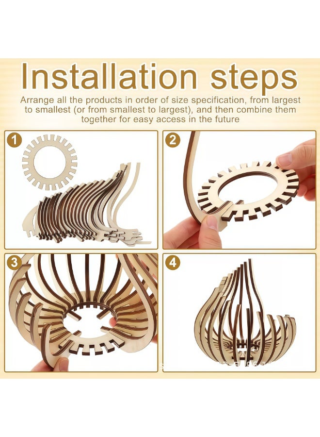 DIY Wooden Candle Holder, Decorative Piece, Candlestick, Small - Image 5