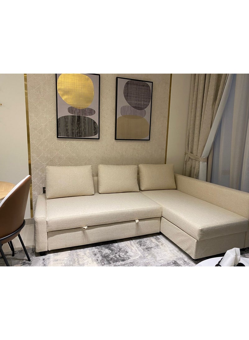 كرنك أريكة ديوان مع صندوق تخزين أزرق  - Image 3