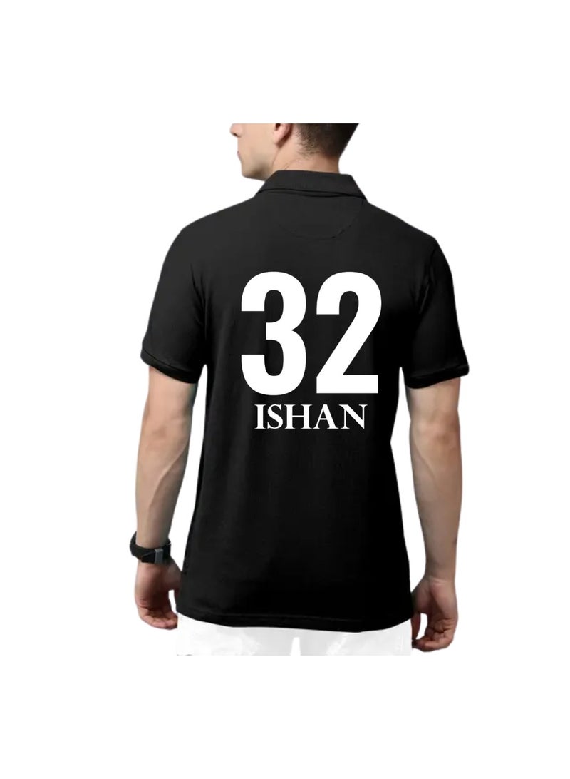 PRINTSHOP4ME Hyderabad Cricket Men's Dry-Fit Polo Neck T-Shirt|Tshirt With Cap|Soft&Breathable Sportswear For Cricket Lovers|Wear It For Games - Image 3