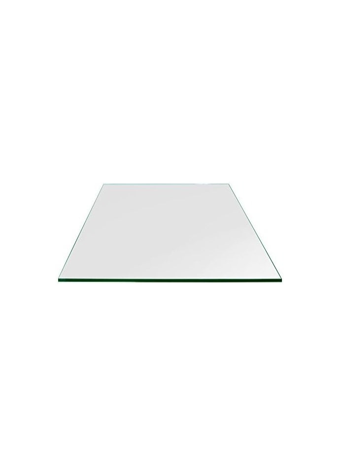 SS SS Tech 0.6cm Thick Square Table Top (40cm x 40cm) - UAE Premier Maker - High Strength Tempered with Flat Polish Eased Edge - Perfect Indoor or Outdoor Table  - Image 2