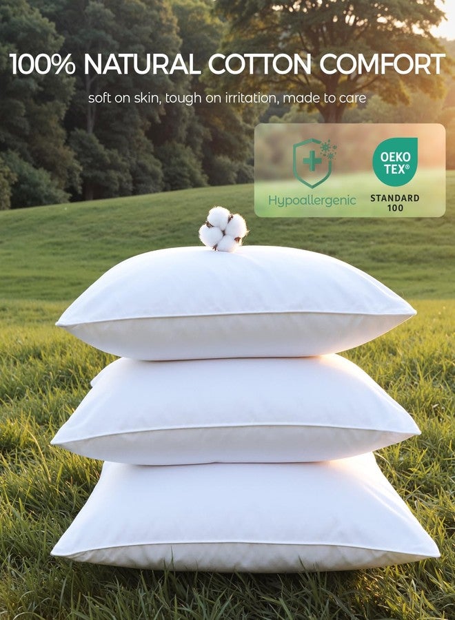 FAUNNA 100% Cotton Pillow Protectors, Bed Bug Proof, Hypoallergenic, Featuring Antimicrobial Product Protection for Enhanced Freshness, - Premium Breathable Zippered Protectors - Image 5