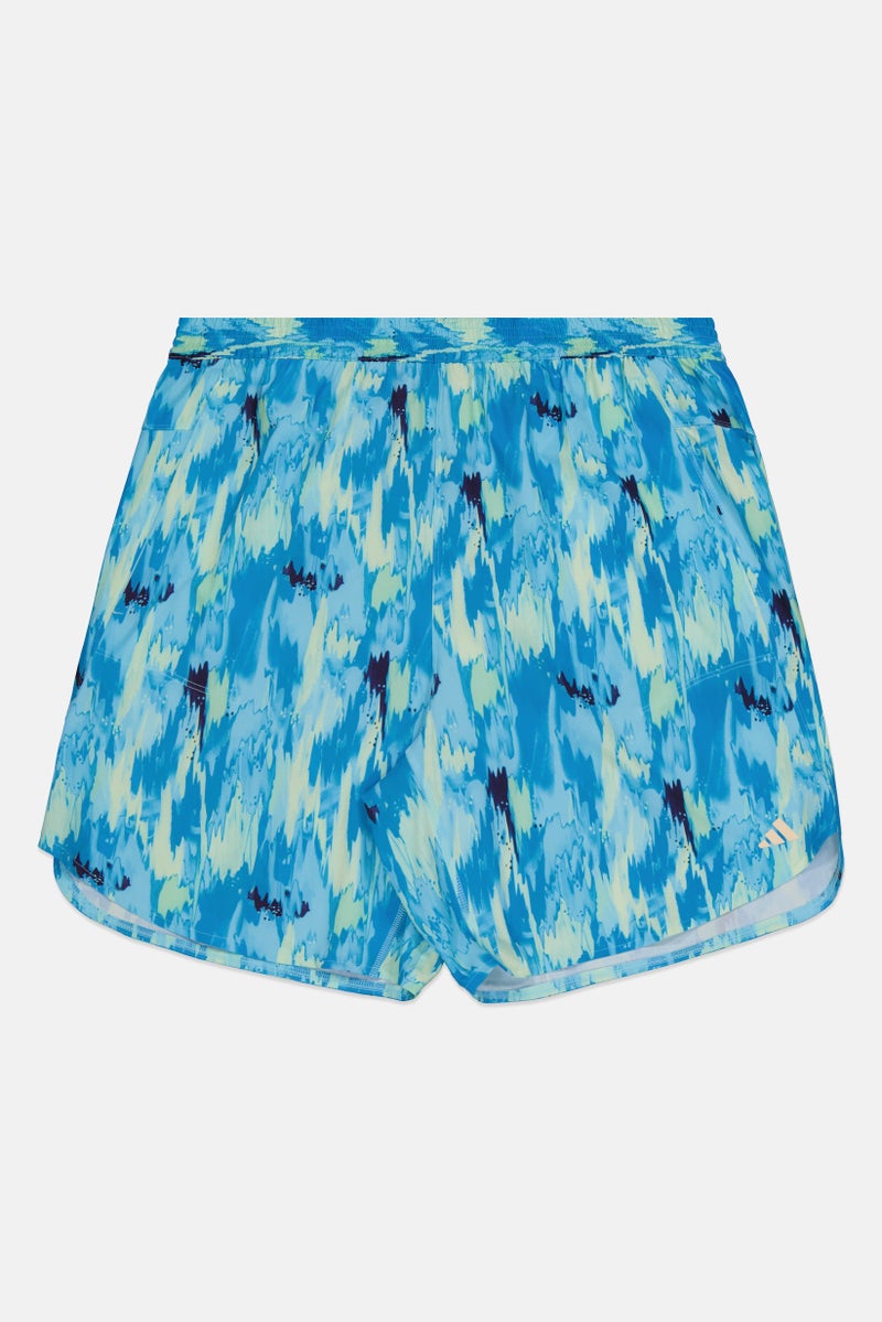 Adidas شورتات تدريب رياضية للرجال بقصة 7 إنش بشعار العلامة التجارية، متعددة الألوان - Image 2