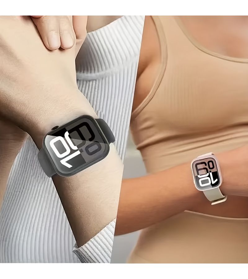 For Apple Watch Series 1 2 3 38mm Transparent Tempered Glass Screen Protector And PC Frame Protective Case 2 Pack - Image 5