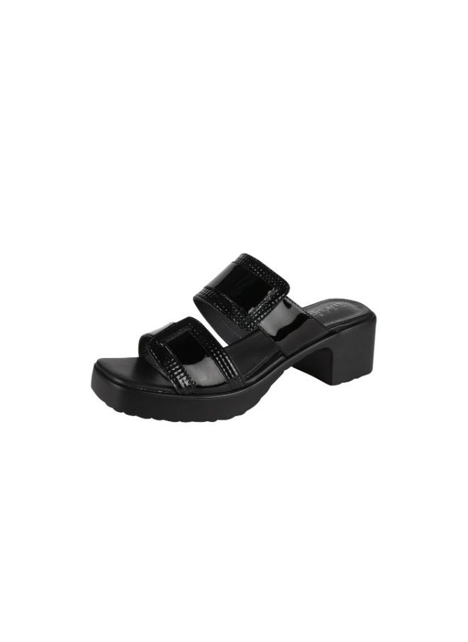Michelle Morgan - Michelle Morgan Ladies Block Heel 2307-3 Black - Image 1