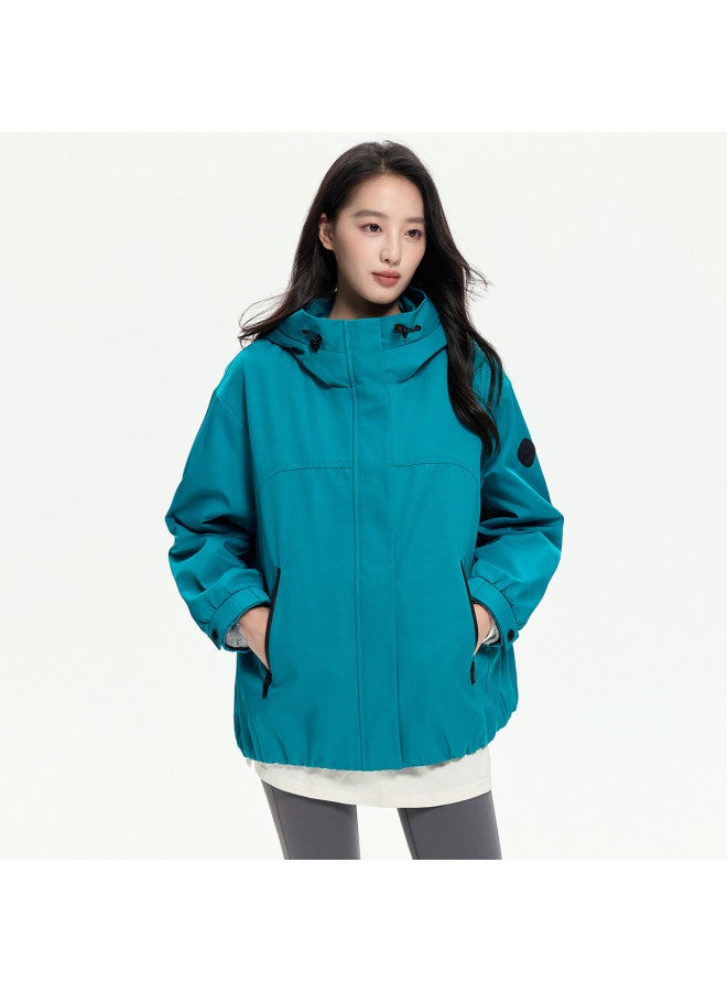 YaYa Autumn Women's Outdoor Workwear Style Hooded Fashion Short Work Jacket - Image 5