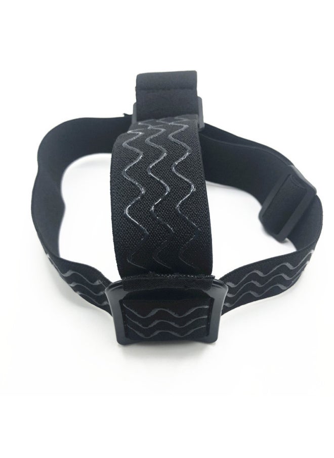 Generic Gopro9 Accessories Three Rubber Headband Dajiang Sports Camera Three Wave Fixed Headband Non-slip A Headwear-Color:Black  - Image 4