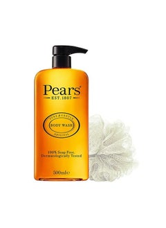 Pears غسل الجسم الأصلي النقي واللطيف مع الجليسيرين مختبرDermatogically 100% خالي من الصابون جل استحمام مستورد 500 مل (لوفاة مجانية)  - Image 2