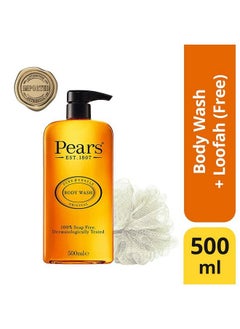Pears غسل الجسم الأصلي النقي واللطيف مع الجليسيرين مختبرDermatogically 100% خالي من الصابون جل استحمام مستورد 500 مل (لوفاة مجانية)  - Image 3
