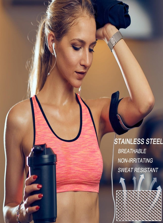 Qimela Stainless Steel Milanese Loop Strap Compatible with Apple Watch Band 38mm 40mm 41mm 42mm 44mm 45mm 46mm 49mm for Women Men,Magnetic Metal Wristband for iWatch Series 11 10 9 8 7 6 5 4 Ultra SE 3 2 1 - Image 4