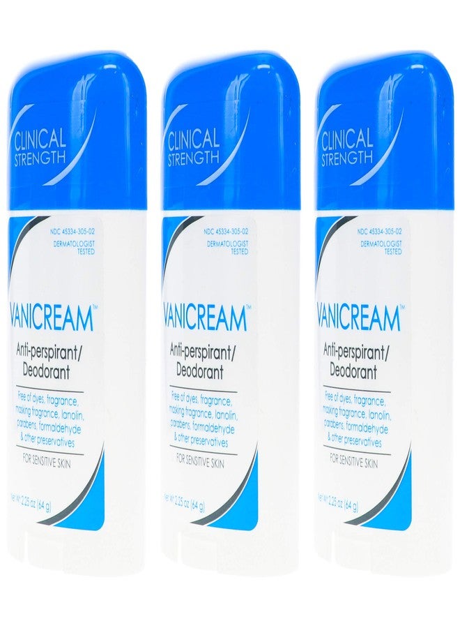 Vanicream Anti-Perspirant - Deodorant Clinical Strength For Sensitive Skin, 2.25 Oz Pack of 3 - Image 2