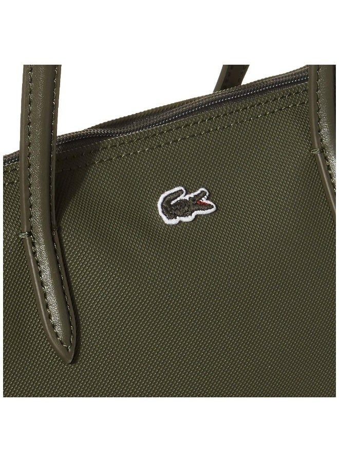 لاكوست أزياء لاكوست النسائية مفهوم متعدد الاستخدامات سعة كبيرة حجم كبير سحابة اليد حقيبة حقيبة حقيبة كبيرة كبيرة - Image 2