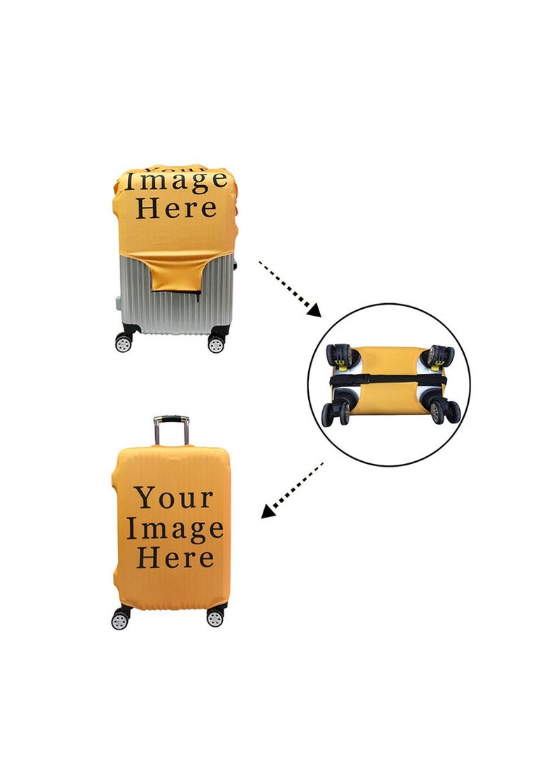 Y&D Kuromi Luggage Cover Water-Washable Suitcase Cover Spandex Elastic Luggage Protective Covers Travel Accessories Suitable for 18-32 Inch Trolley Case for Business Trip School Daily Using - Image 5