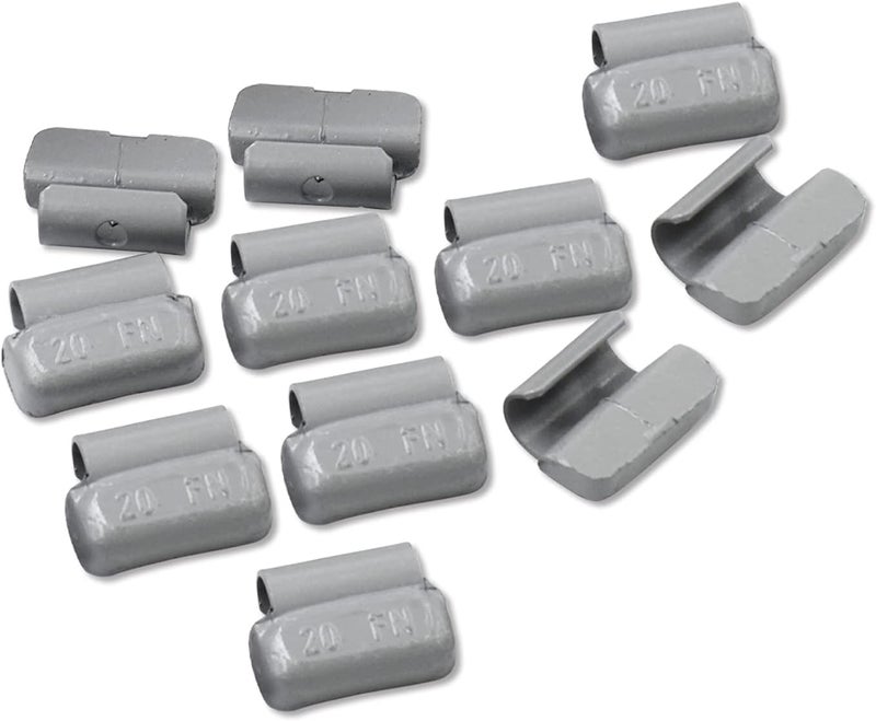 CKAuto FN Series Coated Lead Clip On Wheel Weights, 20g, 25pcs/Box - Image 3