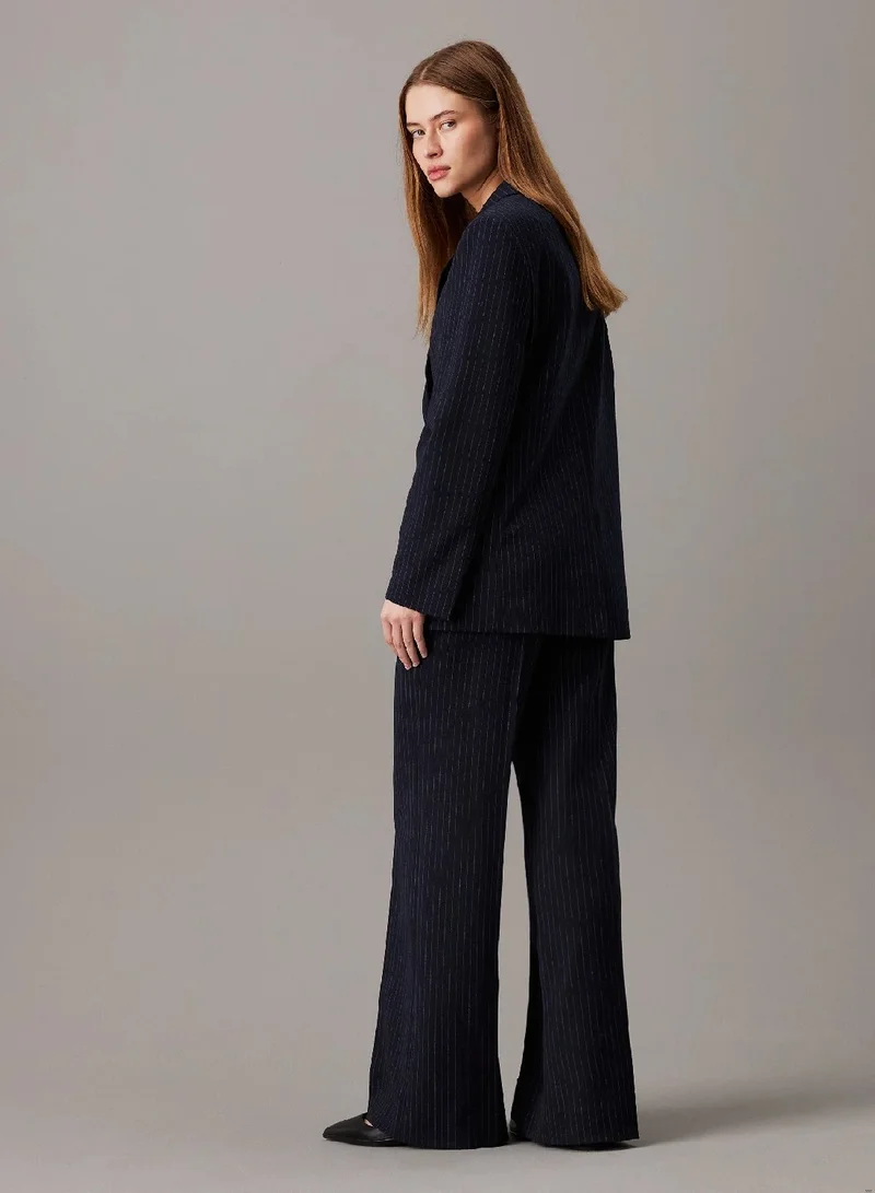 CALVIN KLEIN Relaxed Pinstripe Blazer
