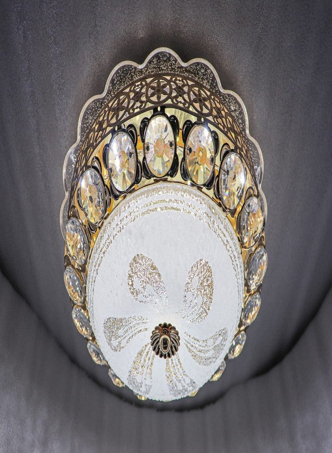 swanart مصباح سقف ثريا دائري بتصميم طاووس من سوانارت (متعدد الألوان) (التصميم 2) - Image 5