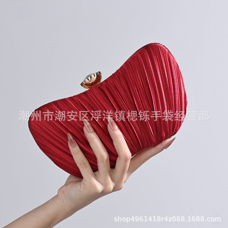 Sishuo New Celebrity Hand-Held Banquet Bag Cheongsam Dress Evening Bag Women'S Light Luxury Portable Evening Bag Direct Sale - Image 4