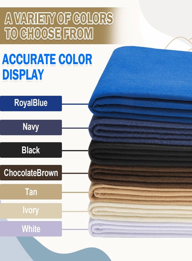 XSEINO Ivory Large Felt Fabric 72" X 36 "(2 Square Yards), 1.4 mm Thick Soft Felt Fabric Sheet for Crafts, White Series Colors Soft Nonwoven Fabric, Fit for Decoration, Sewing, DIY Crafts - Image 5
