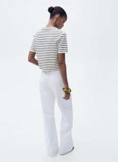 MANGO Casual Short Sleeve Striped Cardigan  - Image 2