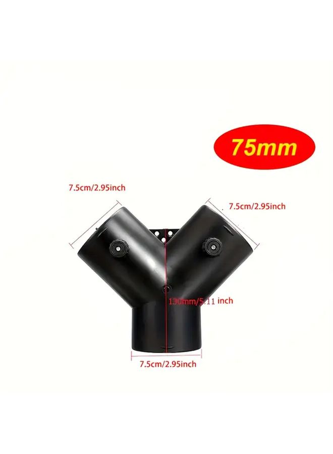 Y Type 75mm Adjustable Socket Connector With Internal Flip Cover For Webasto Heaters - Image 2