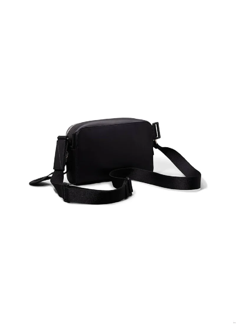 CALVIN KLEIN Men's Crossbody Bag - Faux Leather, Black