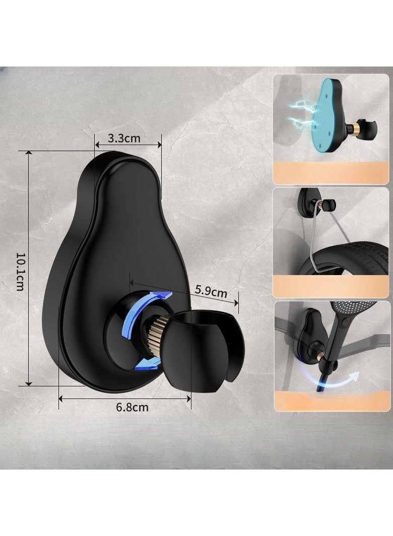EBMINI Non Perforated Bathroom Adjustable Showerhead Holder 