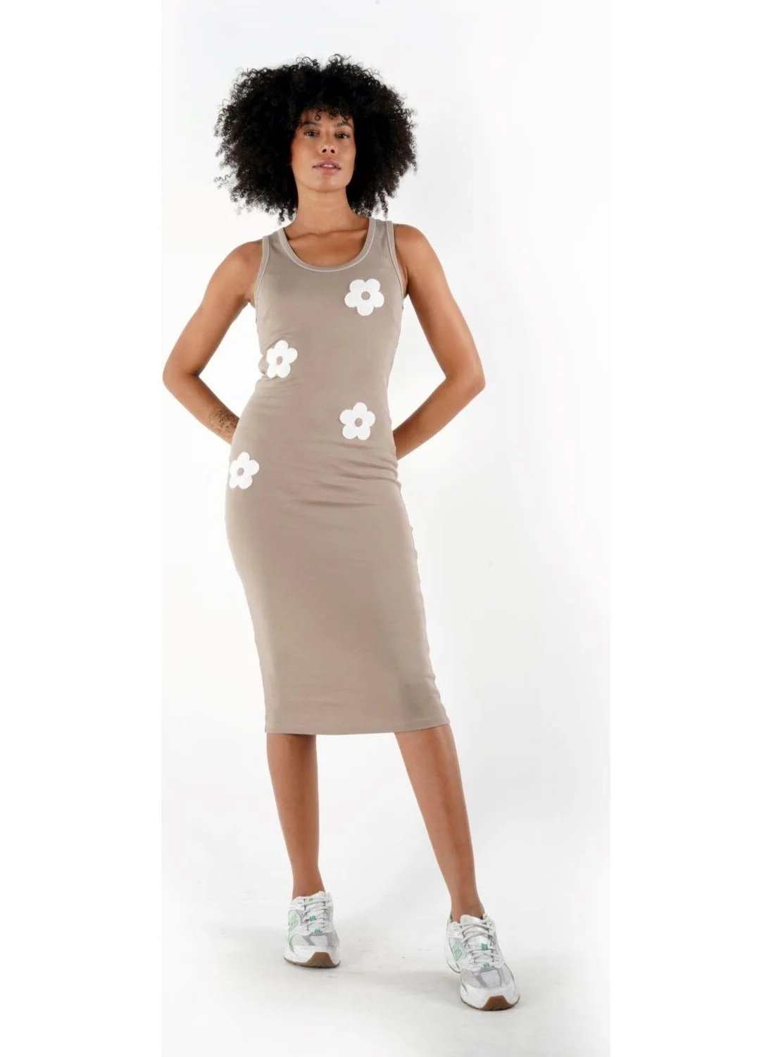 Alexander Gardi Thick Strapped Patterned Pencil Dress (A24-10304)