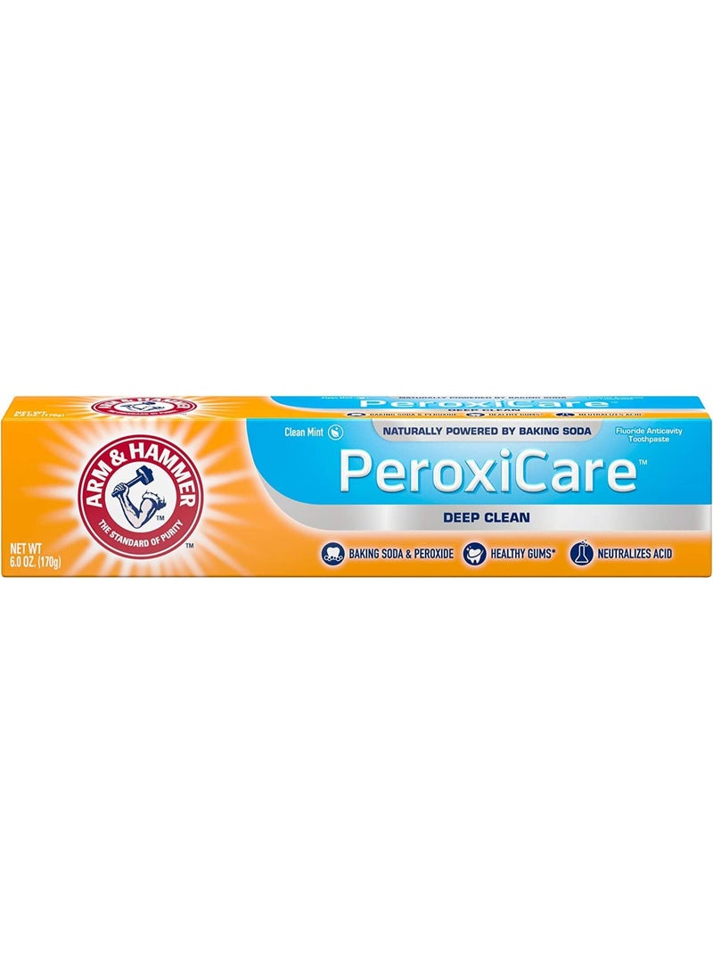 Arm & Hammer, PeroxiCare, Deep Clean Toothpaste, Fresh Mint, 6.0 oz (170 g) - Image 1