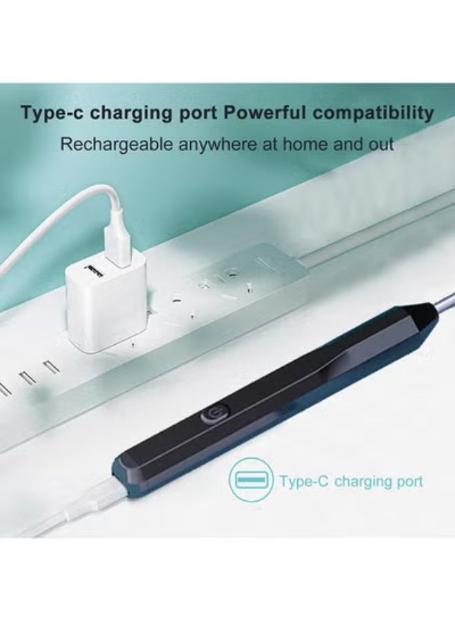 Ear Wax Removal,Ear Cleaner with 1080P Camera,Smart Visual Earwax Cleaning Tool with 6 LED Lights,8 Pcs Ear Set,6 Ear Scoop Ear Tips Replacement,Ear Cleaner for iOS & Android - Image 4