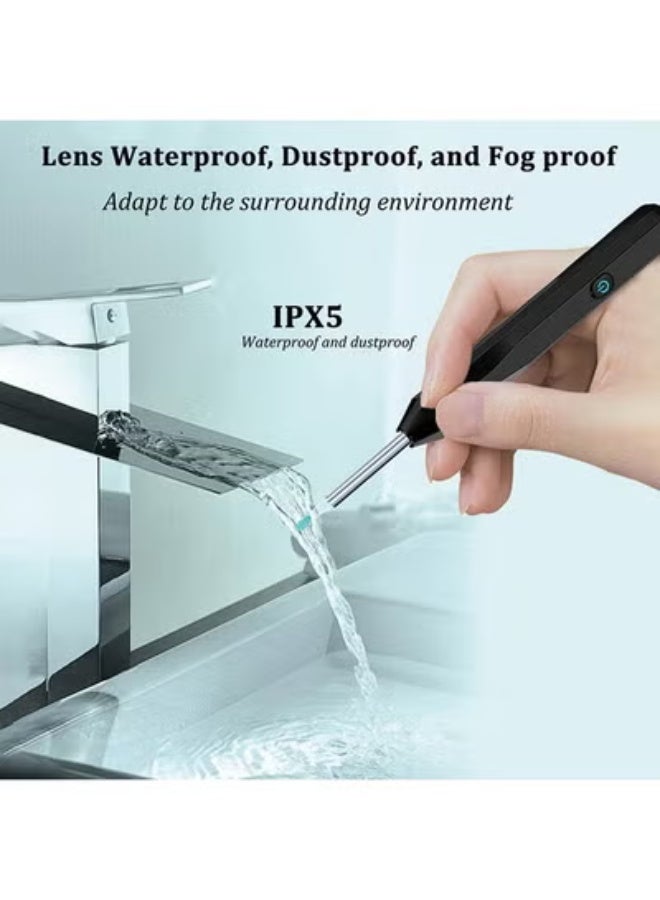 Ear Wax Removal,Ear Cleaner with 1080P Camera,Smart Visual Earwax Cleaning Tool with 6 LED Lights,8 Pcs Ear Set,6 Ear Scoop Ear Tips Replacement,Ear Cleaner for iOS & Android - Image 5