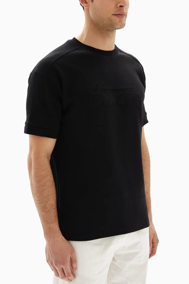 Wecre8 Black Minimalist T-shirt By WECRE8